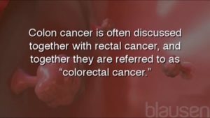 about colon and colorectal cancer