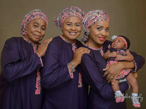 4 generations of healthy women