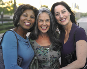 Ovarian Cancer survivor with 2 friends