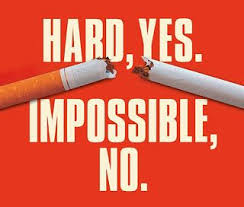 smoking is a hard yes, impossible no